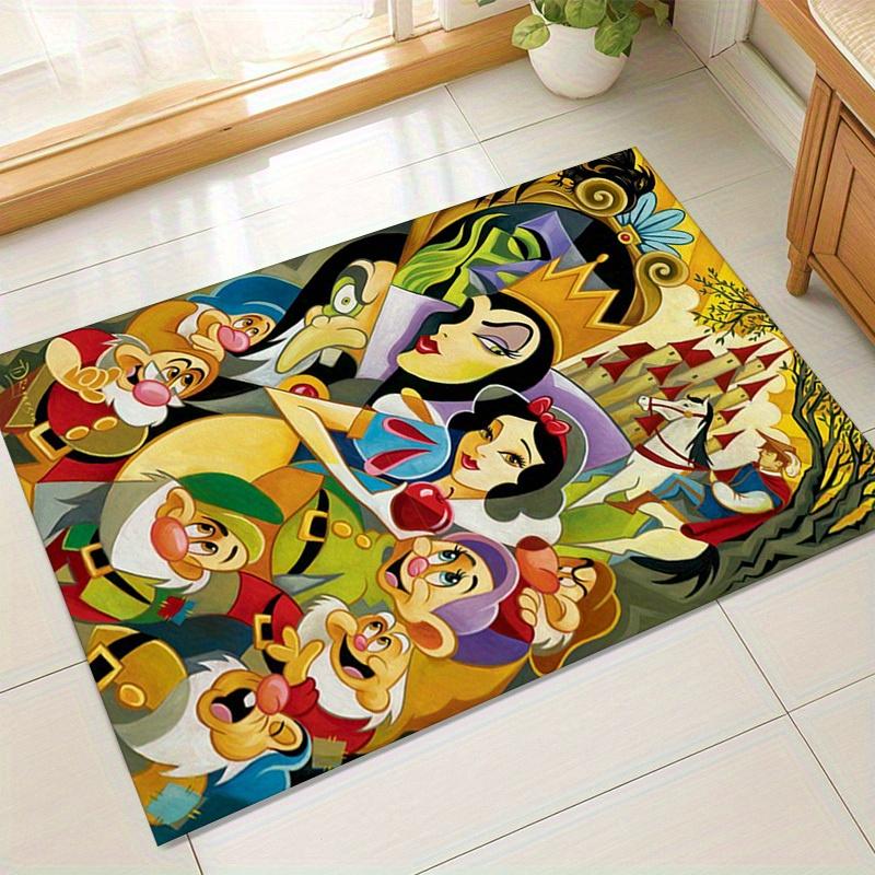 

1pc. Disney Princess Snow White & Seven Dwarfs Area Rug Carpet for Home Office Chair Cover Outdoor Gift Decorative Floor Matz0410167 60cm by 90cm
