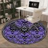 Fantasy Bat Artwork round carpet Chair cushion Round Entryway Rug, Soft Round Rugs for Living Room, Bedroom, Circle Carpet decor gifts