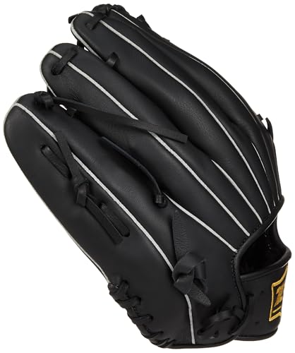 ZETT Litex Baseball/Softball Glove, Right-Handed Throw, Black (1900), BSGB3910L