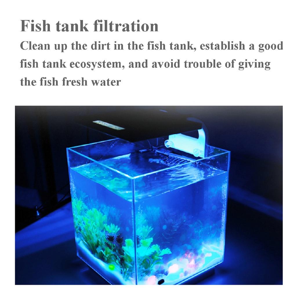 220V 3W/5W/7W 3in1 Aquarium Fish Tank Filter Aquarium Internal Filter Water Submersible Pump Fish Tank Oxygen Spray Tool