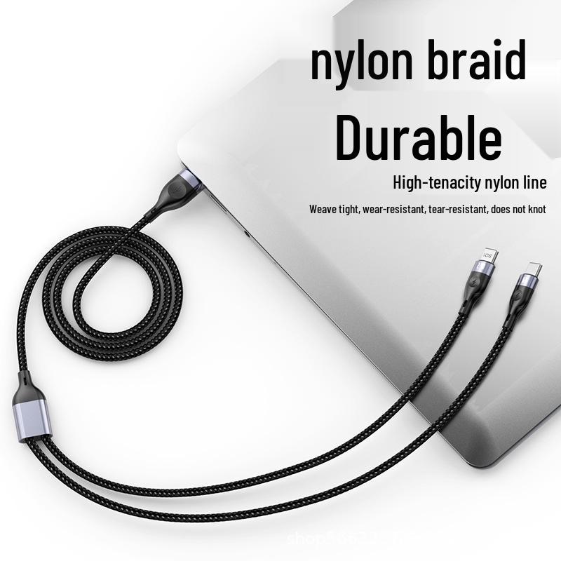 120W Type-C Dual Flash Charging Cable for Apple & Huawei - Fast Charge & Data Transfer