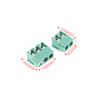 New 50pcs Kf350-2p 3p 3.5mm 300v 10A Pitch 2 3 Pin Spliceable Plug-in PCB Screw Terminal Block Connector FOR 24-18 AWG CABLE