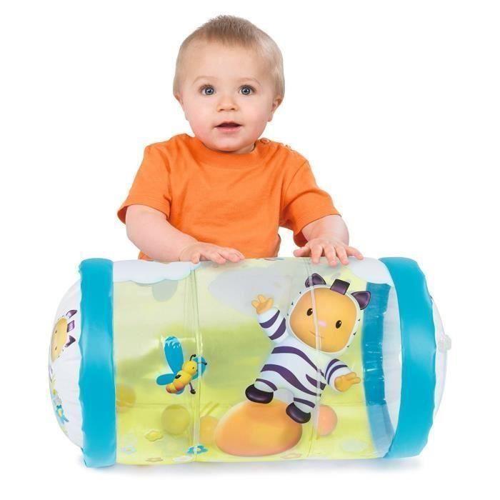 Rouleau culbuto bleu - smoby - cotoons baby - effets sonores - evolutif - mixte