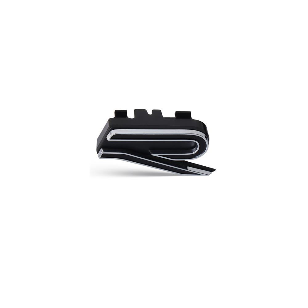 Für Volkswagen Polo GTI Bora Rline Jetta Golf 7 8 Tiguan Tharu Auto Motorhaube Frontgrill Emblem ABS VW Neues R Logo Aufkleber Zubehör wl3