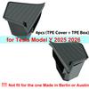Model Y Launch 2026 Rear Trunk Side Storage Box For Tesla Y Juniper Rear Seat Organizer Suede Anti-dirty Car Travel Accessories
