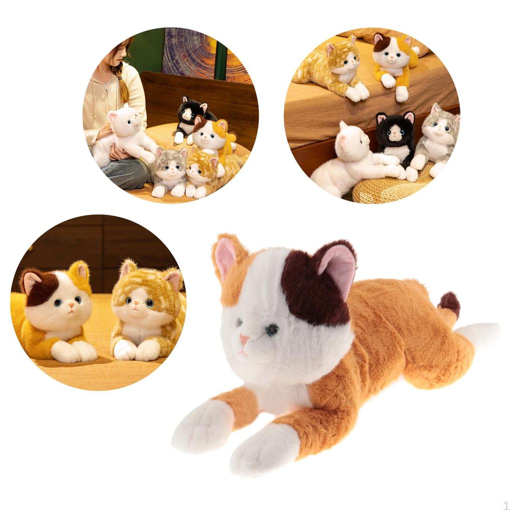 Katze Stofftier Cartoon Spielzeug Bequemes Sofa Ornament Umarmungs-Puppe für Kinder