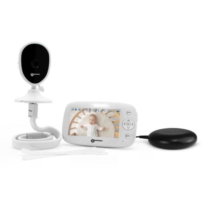 Geemarc Amplicall Sentinel - Babyphone Überwachung Baby mit Bildschirm und Vibrationskissen