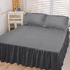 Bed Skirt, New Bed Cover, Bed Sheet, Mattress, Anti Slip Protective Cover, Dustproof, Non Pilling, and Non Fading