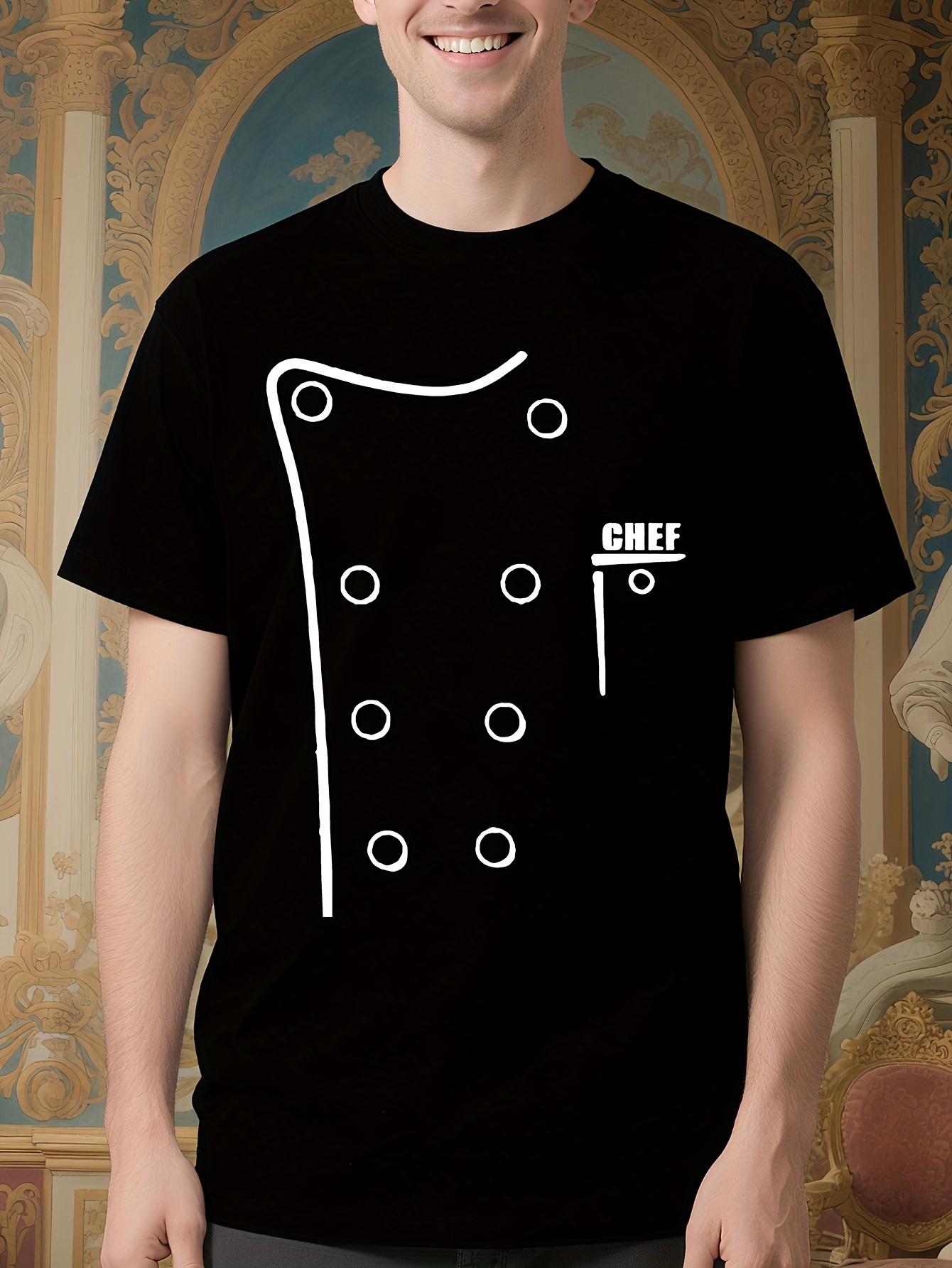 Chef Graphic Tshirt - Funny Kitchen Cooking Shirt with Ch... XXL