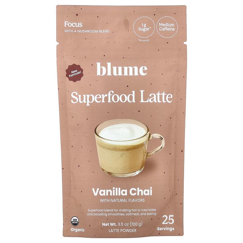 Superfood Latte, Vanilla Chai, 3.5 oz (100 g)