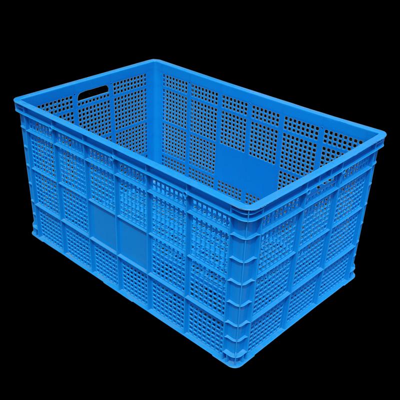 Large Rectangular Thickened Plastic Hollow Storage Basket