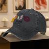 DJO Retro Gradient Baseball Cap for Unisex Women  Classic Trendy Duck Tongue Hat for Outings Camping Cycling Fitness