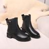 Fashion AIYUQI Women Winter Boots Anti Slip 2025 New Genuine Leather Women Short Boots Large Size 41 42 43 Wool Women Motorcycle Boots