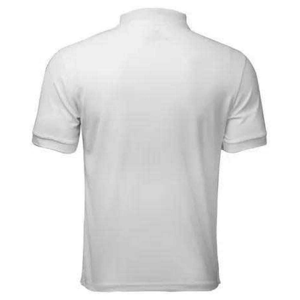 Kelme Men's Basic Golf Polo Shirt, Short Sleeve, Solid Color, Moisture-Wicking, Quick-Drying, Casual (White, Size L)