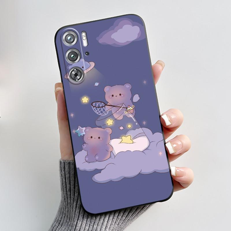 Phone Casing For ZTE Nubia Red Magic 9 9s Pro Plus Case Aesthetic Fashion Cute Cat Black Soft Silicone Shockproof Cover Bumper