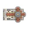 Gobricks MOC Saint Peter's Basilica Bricks Model Renaissance Vatican City St. Peter's Basilica Building Blocks Christendom Toys