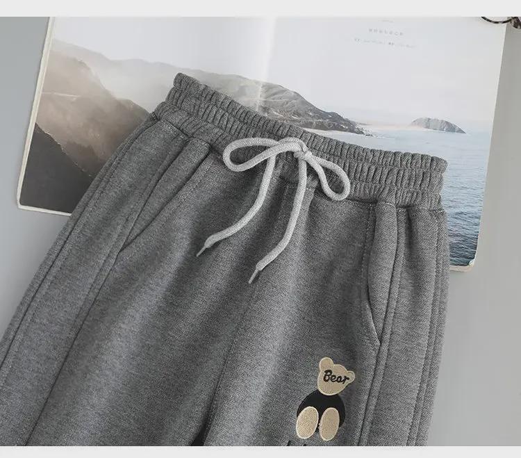 Girls' Winter Velvet Leggings - Thick, Warm, Casual Sports Pants for Children
