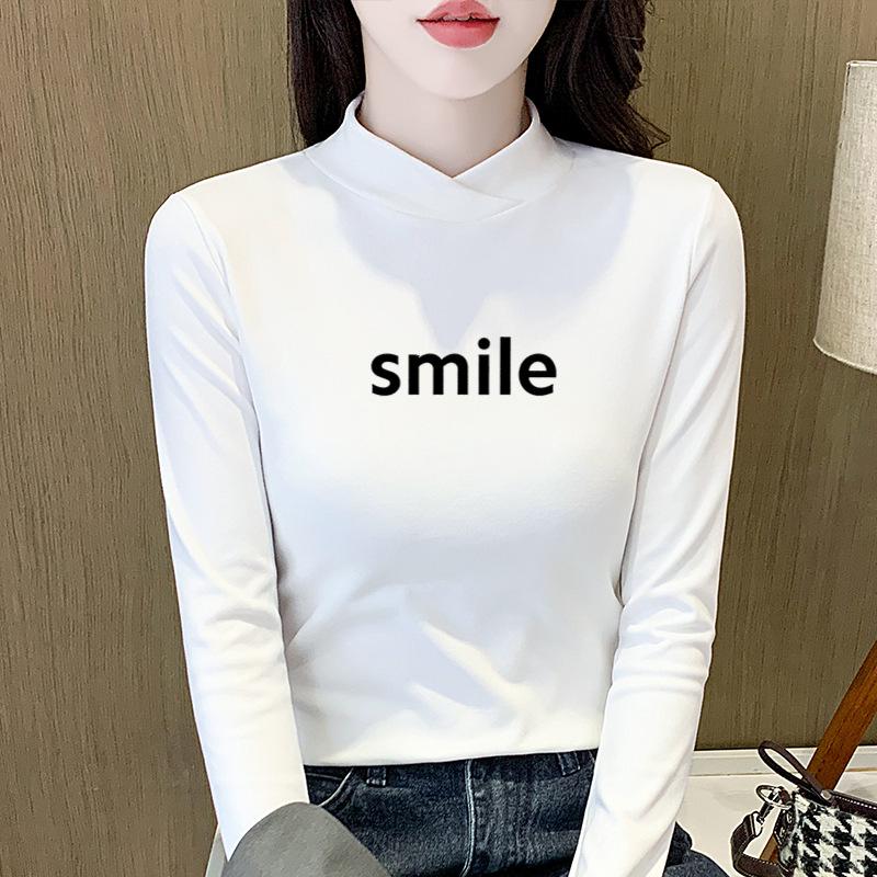 2025 Double-Sided German Velvet Warm Fleece Thickened Slim Fit Long Sleeve Autumn/Winter Base Layer Top