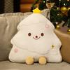 Christmas Ginger Bread Rabbit Plush Pillow Stuffed Cookie Decor Cushion Funny XMas Tree Party Decor Doll Plushie Nice Gift