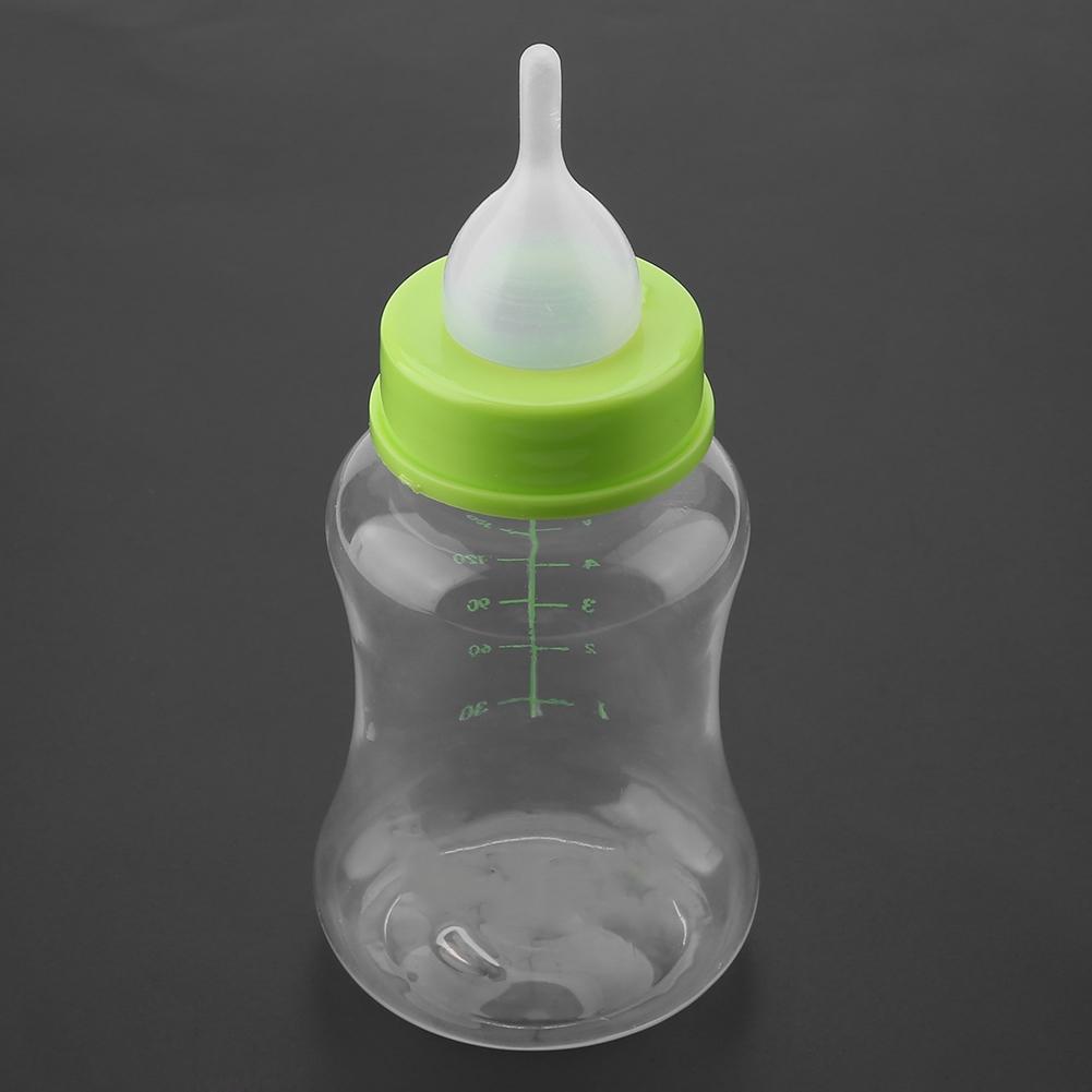 4pcs  Set Silicone Transparent Durable Milk Bottle Feeder for Pet Dog Cat 60ml