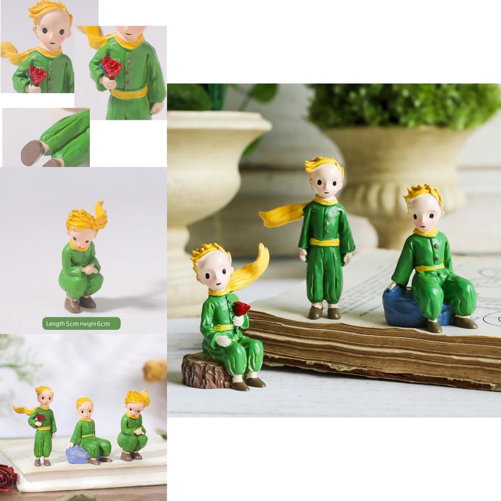 High-quality Little Prince Resin Ornaments For Micro Landscape And Cake Decor