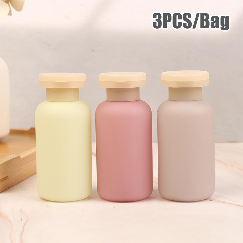 1/3/4Pcs Empty 100Ml Squeeze Bottles With Flip Cap Refillable Plastic Travel Refillable For Lotion Shampoo Conditioner