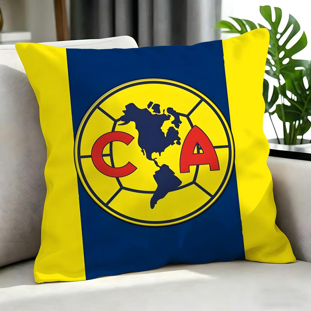 Sport F-Football Club America Cushion Cover Cushion Cover Set 4Pcs 50x50 45x45 40x40 Pillowcase Decorative Sofa Home Decor