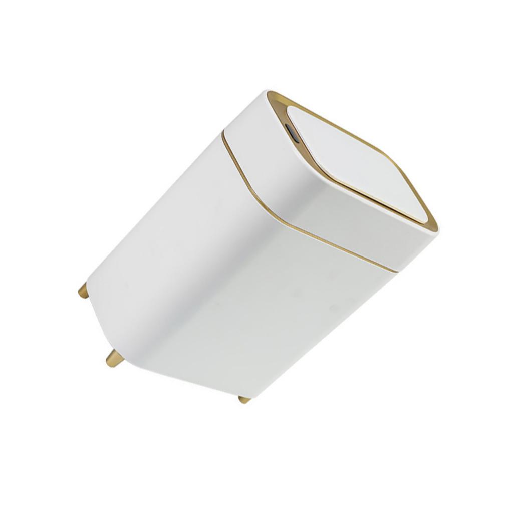 Auto Open Trash Can With Vacuum Adsorption Technology NonSlip Base For Home Office