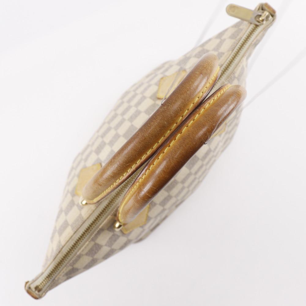 LOUIS VUITTON Saleya PM Handbag N51186 White Damier Azur Canvas Women Used