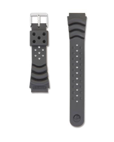 [Seiko Watch] Seiko Genuine Aftermarket Band, Urethane, Lug Width 19mm, Buckle Width 16mm, Black, DB72BP, Men s