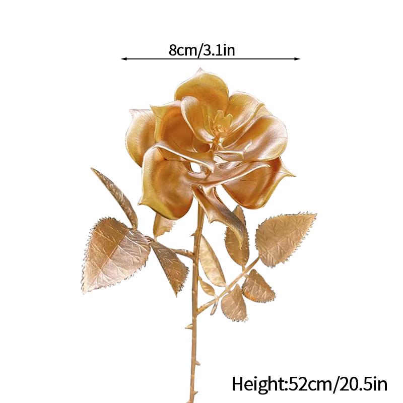 New Year'S Berry Flower Arrangement Chinese Red Fruit Golden Simulated Leaves Wealth Fortune Blessing Flower Vase Bucket Decor