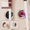 Multi-functional Magnetic Storage Rack No Drilling Adhesive Space Saving Clothes Hook Pole Electric Toothbrush Toilet Brush Broom Organizer Holder
