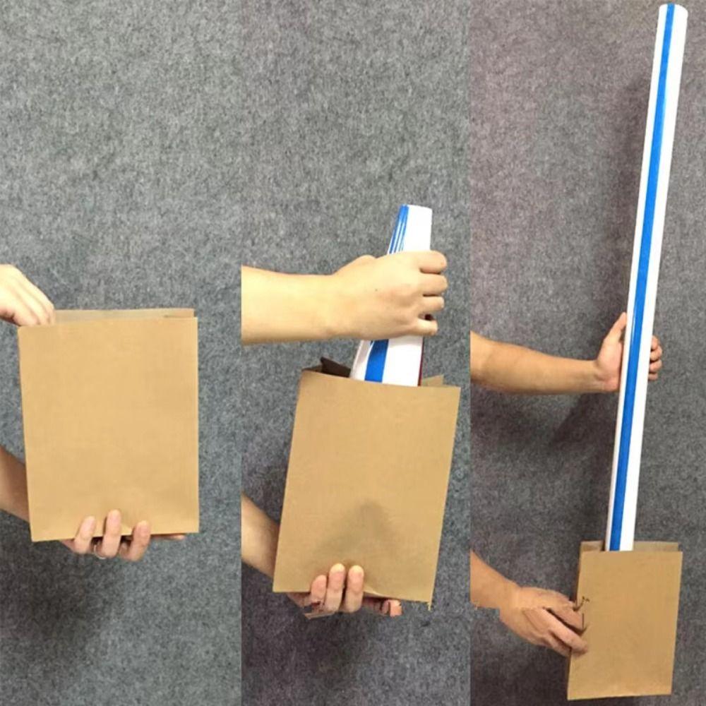 Stage Street Big Straw Magic Tricks Close-up Empty Bag Appear Straw  Magic Accessories