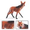 Wolf Statue Model Species Cognition Realistic Wild Animal Miniature Figurine Ornament Plastic Wolf Figurine Model Desktop Decoration Model Gift