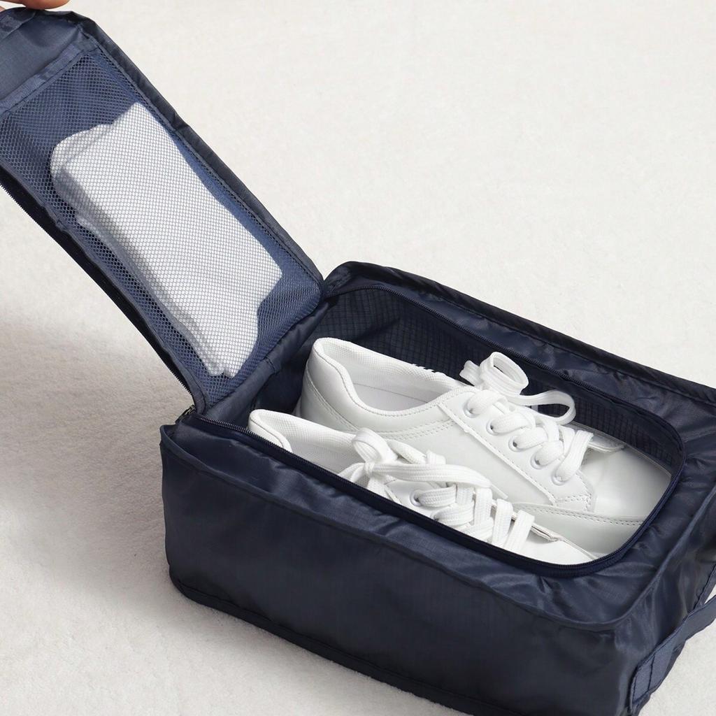 1pc-Travel Storage Portable Sneaker Bag Bag Breathable Single Shoe Storage Bag Foldable Portable Small Shoe Bag