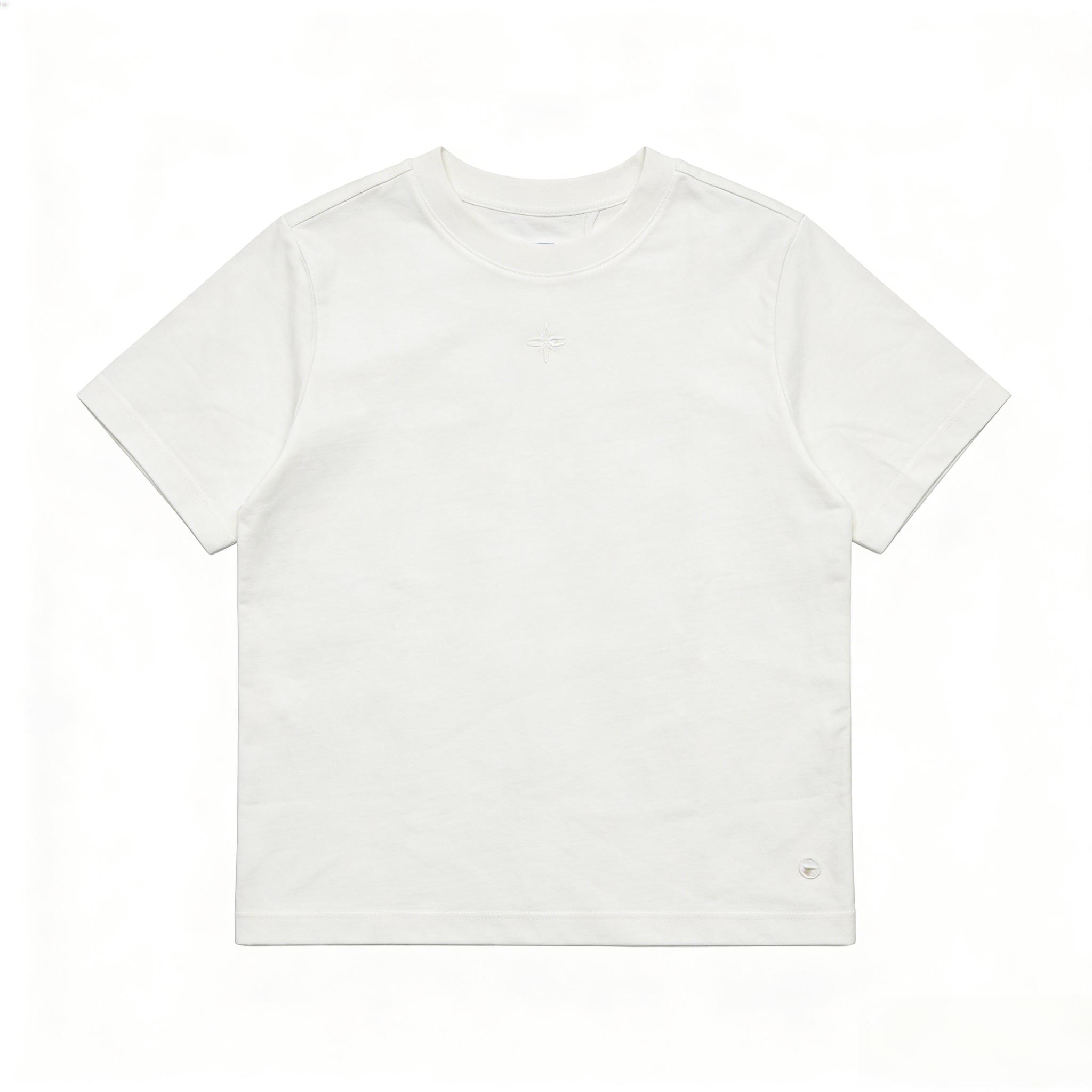 Li-Ning Летняя серия спортивной одежды для улицы Простая универсальная футболка Женские топы ATSU740-1 L