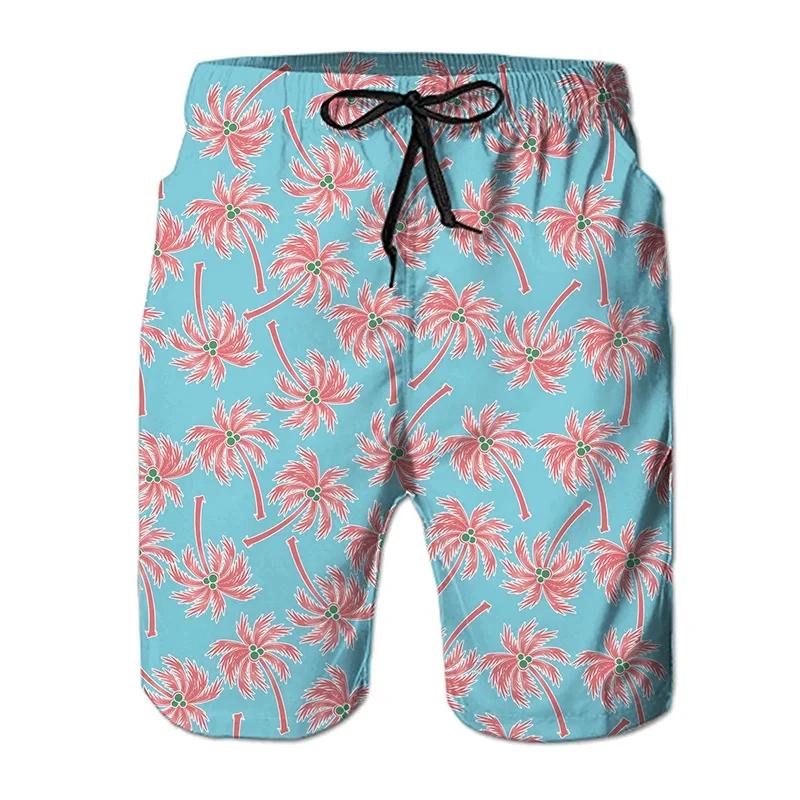 Hawaiian Beach Shorts Shorts Swimsuit Tropical summer casual men's swimming shorts 3D printed shorts with multiple animal prints