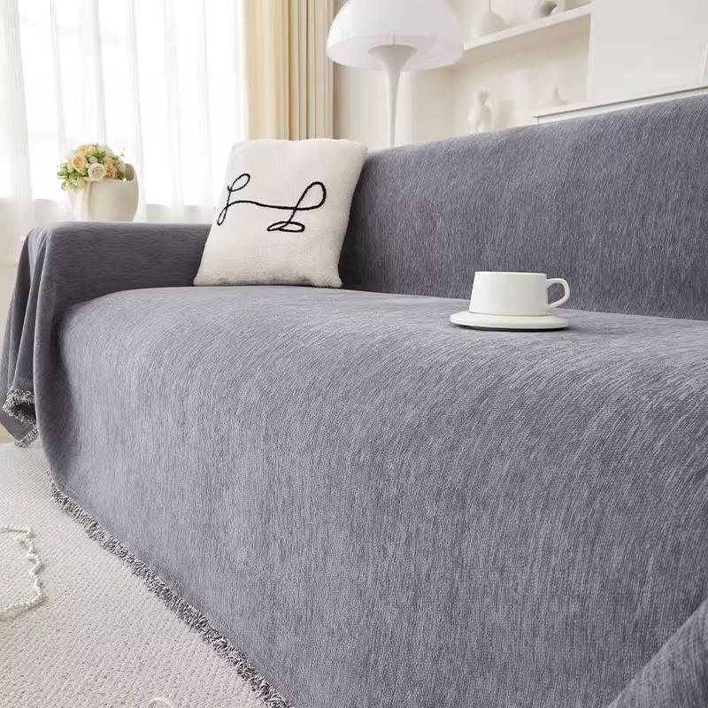 Waterproof sofa towel 2025 new four-season universal cream wind sofa cover integrated all-inclusive universal cover blanket