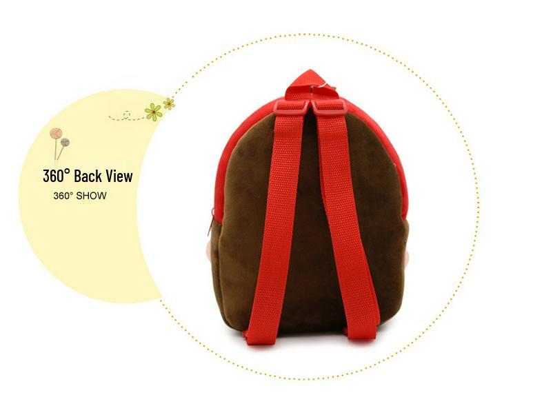 Cute Cartoon Plush Backpack for Toddlers, Ages 1-3 - Early Education and Garden Use