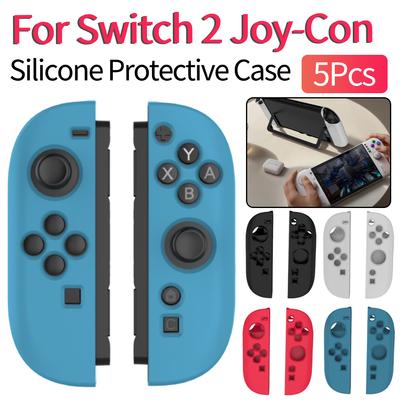 5 Paires Pour Manettes Nintendo Poignée Silicone Housse Protectrice Antidérapante Pour Switch 2 Joy-Con Poignée de Jeu Accessoires de Jeu