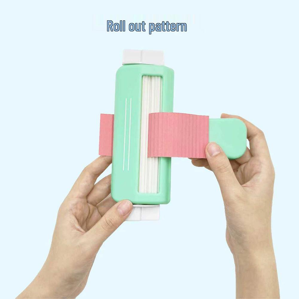 Handheld Paper Roller Embosser for Children's Scrapbooking and Kindergarten Crafts