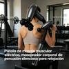 Pistola de masaje muscular eléctrica, masajeador corporal de percusión silencioso para relajación