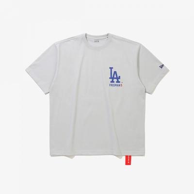 New Era Mlb La Dodgers pLayer SignaTure T shirT Team Gray 15147526