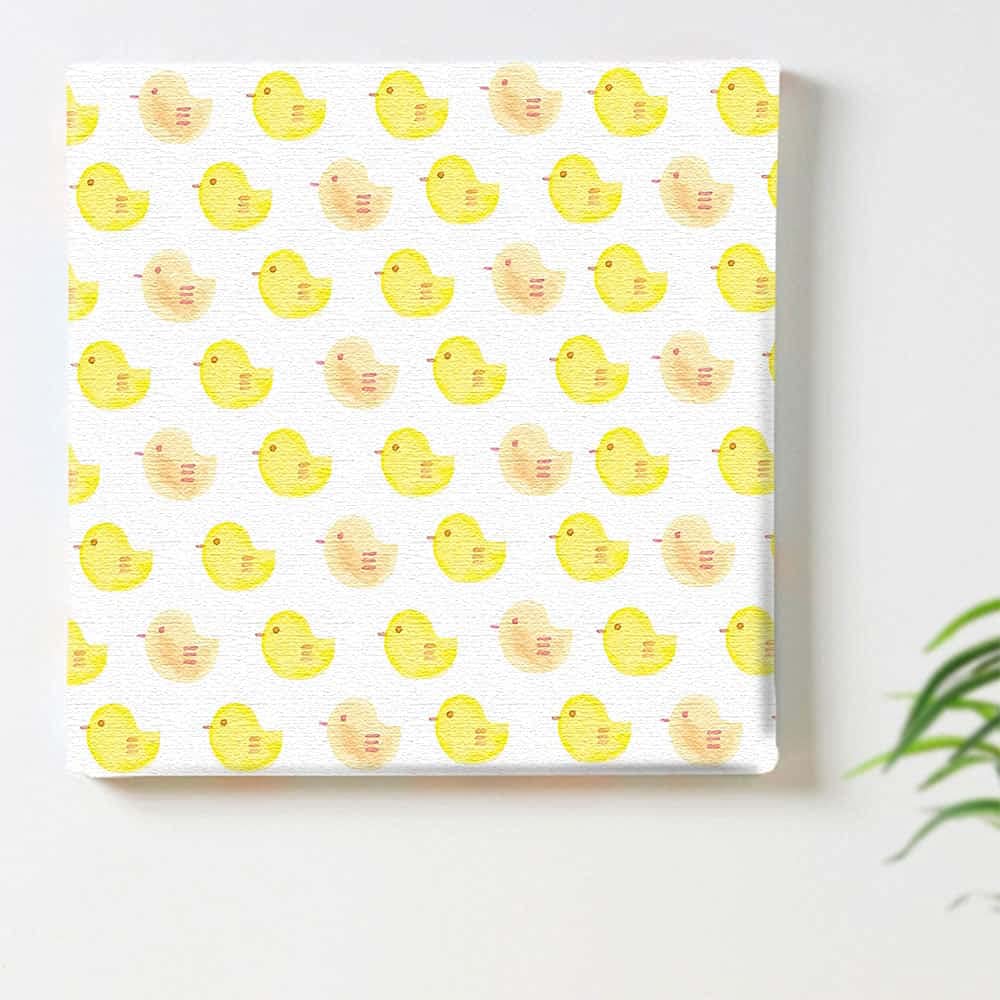 Lib Nordic Chick Art 57cm Fabric Panel Poster Geometric Yellow Living Room Decor Made in Japan