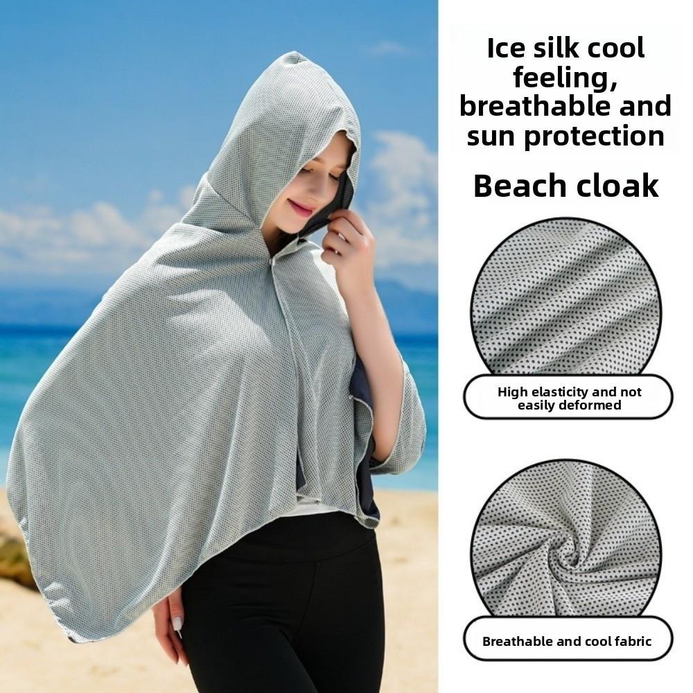 Solid Color Sunscreen Shawl Sunscreen Scarf Cycling Cap Fashion Outdoor Sun Hat  Hiking