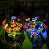 LED Solar Butterfly Garden Light - Colorful Flower Decoration Lamp