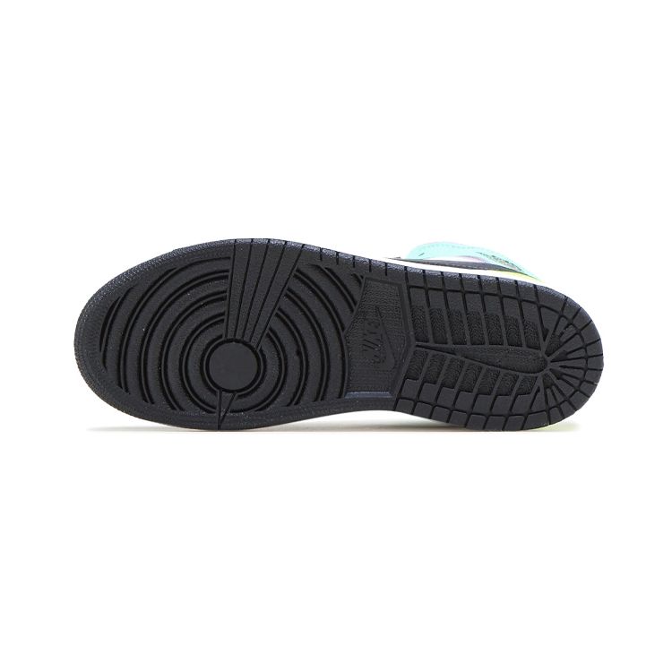 Zapatillas Air Jordan 1 Mid PS Pastel para Niños Blanco Negro Voltio 640734-175