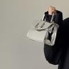 Advanced Moon Lock Bag New Solid Color Square Lacquered Leather Bag Handbag Chain Shoulder Cross Bag