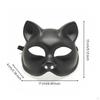 Cat Half HalfFace Covering Enigmatic Masquerade Face Cute for Cosplayers, Kids,