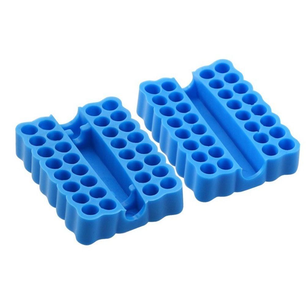 32 Holes Drill Bit Organizer Compact Size Bits Rack Durable Hex Shank Screwdriver Bits Holder
